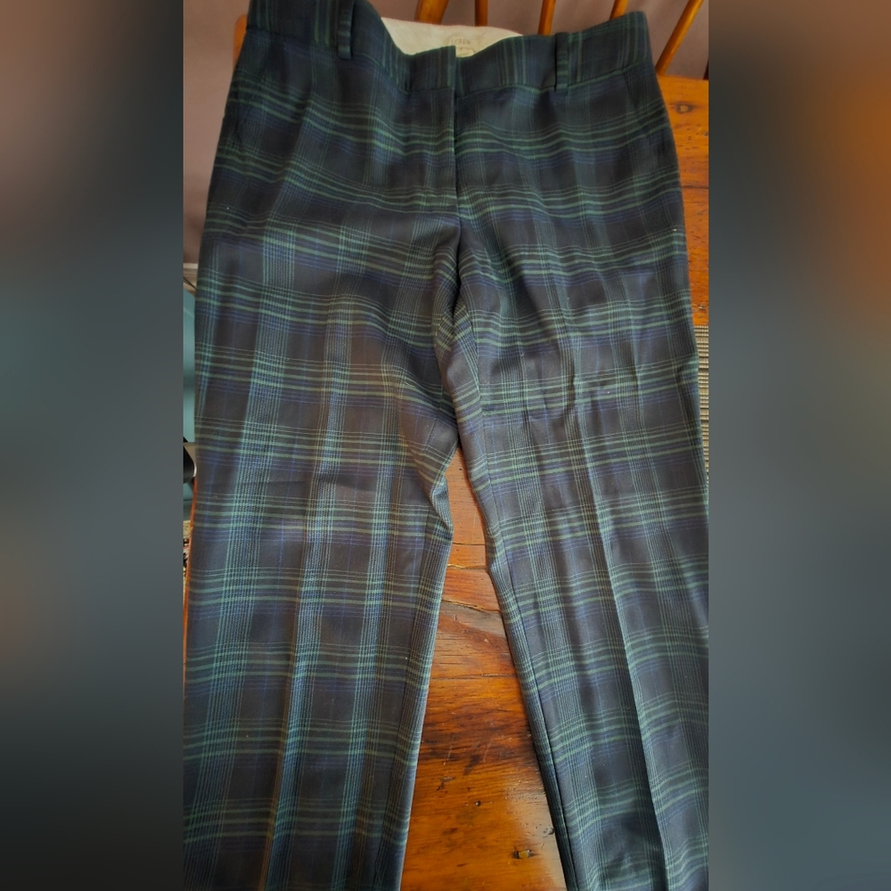 J. Crew Plaid cafe Capri